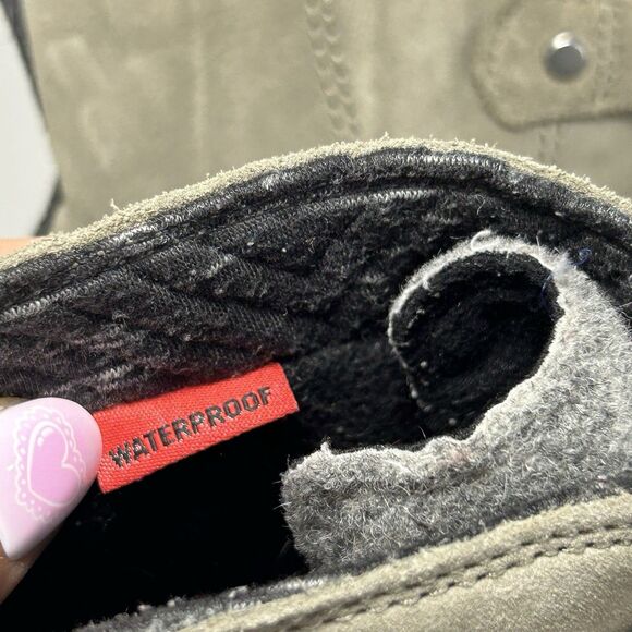 Sorel Explorer Joan Boots Women's 8.5 Sage/fawnSuede Waterproof Winter Snow Warm - Picture 7 of 8